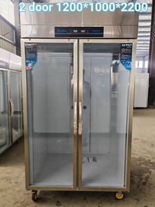 Réfrigérateur commercial à double température en acier inoxydable, le plus vendu, pour viande suspendue, 2 portes, 5 étoiles, à levier, à crochet, à haute efficacité énergétique - Product Image 4