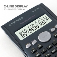 Calculatrice scientifique intelligente 82 MS rose, 240 fonctions, alimentation par piles, pour collégiens, vente en gros