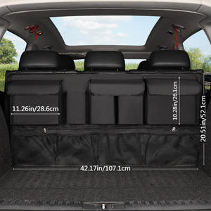 Filet de rangement multifonctionnel pour voiture en tissu <span class=keywords><strong>Oxford</strong></span>, organisateur latéral pour dossier de siège et coffre de véhicule tout-terrain - Product Image 3