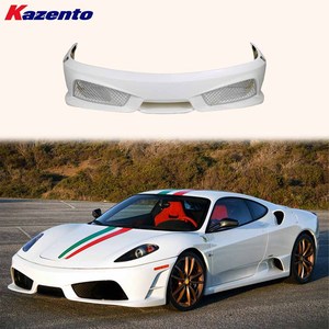 Pare-chocs avant en fibre de verre non peint de style <span class=keywords><strong>Scuderia</strong></span> pour <span class=keywords><strong>Ferrari</strong></span> F430 <span class=keywords><strong>430</strong></span> 2005-09 - Product Image 1