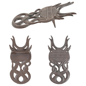 Design créatif Bootjack Squid en <span class=keywords><strong>fonte</strong></span> Boot Jack rustique durable dissolvant de chaussures pour chaussures de porche - Product Image 3