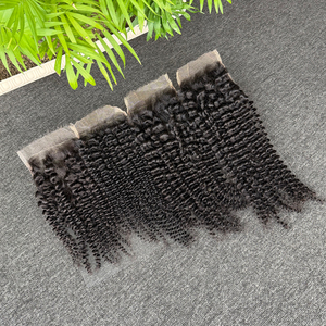 Envío Rápido Cabello Humano Virgen 100% de 14-20 Pulgadas, Cerraciones de Encaje HD Rizadas y Onduladas, Color Natural, Suave y Sedoso - Product Image 3
