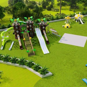 Equipo de Juegos Infantiles de Plástico para Exteriores, Servicio OEM para Parques y Escuelas - Product Image 2