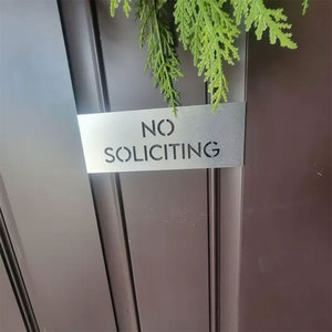 <span class=keywords><strong>Lettres</strong></span> et chiffres d'adresse personnalisés No Led Apartment Number Aluminum Metal Gate Sign - Product Image 4