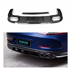 Nouvelle condition Prepreg fibre de carbone sèche Bodykit diffuseur arrière pare-chocs lèvre Spoiler séparateur pour <span class=keywords><strong>Mercedes</strong></span> Benz <span class=keywords><strong>AMG</strong></span> GT43 GT53 GT50 - Product Image 1