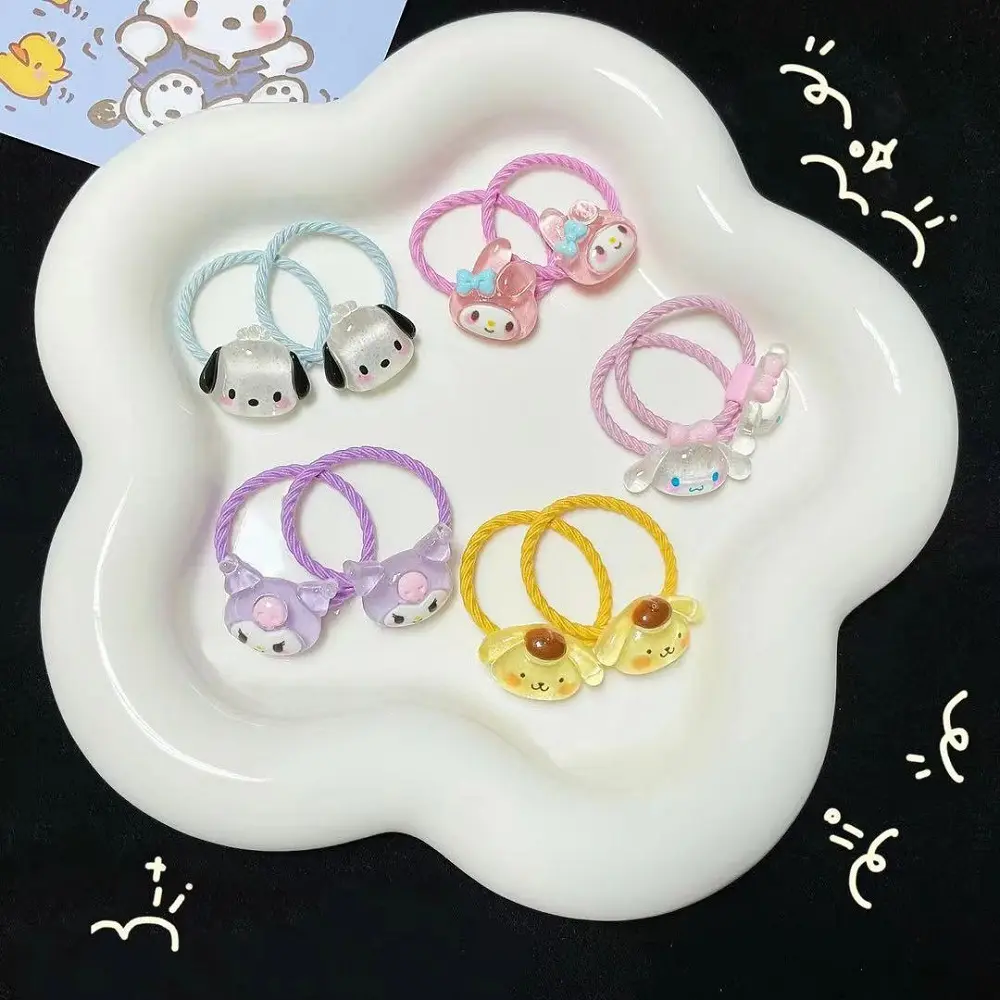 Cute Cartoon Headband Rubber Band Women's Headband High Elastic Hair Ties Hair Accessories For Children