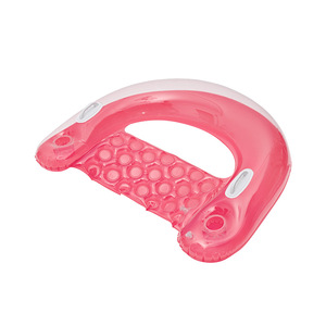 TANYOZHE Inflatable Floating Chair 108x88cm U-Shaped <b>Backrest</b> Water Sofa Adult Pool Lounger - Product Image 1