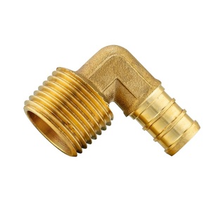 90 độ nam khuỷu tay ống phù hợp giả mạo đồng thau 90 độ góc phải 3/4 "NPT Nam x 3/4" NPT nam - Product Image 3