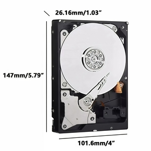 Disco Duro Interno NAS WD60EFPX Original de 6 TB Red Plus, 3.5'', 256 MB de Caché, 6 GB SATA HDD para Monitoreo de Escritorio, Reacondicionado <span class=keywords><strong>WD60EFRX</strong></span> - Product Image 3