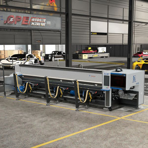 Machine de découpe de tubes en métal CNC de haute qualité petit Laser avec refroidissement par eau réalise une coupe carrée et ronde de haute précision - Product Image 1