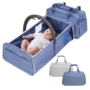Grand <span class=keywords><strong>sac</strong></span> <span class=keywords><strong>à</strong></span> <span class=keywords><strong>langer</strong></span> Convertible 4-<span class=keywords><strong>en</strong></span>-1 pour bébé, <span class=keywords><strong>lit</strong></span> de bébé polyvalent avec <span class=keywords><strong>couffin</strong></span> <span class=keywords><strong>à</strong></span> <span class=keywords><strong>langer</strong></span> - Product Image 2
