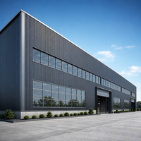 Nave Industrial Prefabricada de Estructura de Acero de Múltiples Pisos con Diseño Moderno y Construcción de Alta Calidad