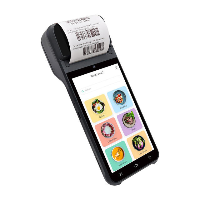 Manufacturer Handheld Pos With 58mm Label Printer Mobile Airtime Top up Android Pos System Machine Z92