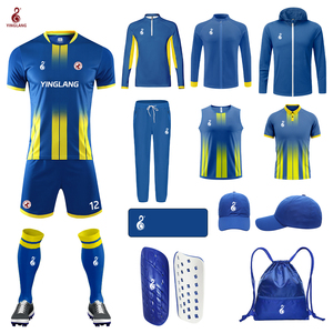 Divise da <span class=keywords><strong>Calcio</strong></span> Reversibili in Tessuto Traspirante ad Asciugatura Rapida con Stampa del Numero di Squadra - Product Image 1