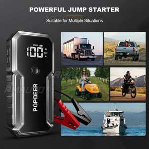 Démarreur de voiture 3000A 23800mAh, batterie externe, alimentation de démarrage d'urgence, chargeur de batterie 12V pour voiture, utilisation en extérieur - Product Image 5