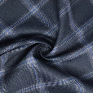 Thời Trang Tr Vải 68% <span class=keywords><strong>Polyester</strong></span> 29% <span class=keywords><strong>Rayon</strong></span> 3% Spandex Sợi Nhuộm Cổ Điển Kiểm Tra Suiting Vải - Product Image 3