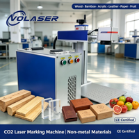 Machine de marquage et de gravure laser CO2 à tube métallique RF 40W 60W 80W à faible coût et haute performance pour code QR et numéro de série