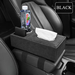 Boîte de rangement pour accoudoir contrôle central rangement de protection avec organisateur de papier de soie tasse boîte de repose-bras de voiture - Product Image 3
