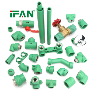Conexões de Tubos Plásticos PPR Padrão Alemão IFAN, Conexões de Tubos de Polipropileno PPR - Product Image 1