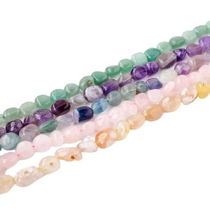 Exquisitas cuentas sueltas <span class=keywords><strong>de</strong></span> ágata <span class=keywords><strong>de</strong></span> cristal natural pulido <span class=keywords><strong>de</strong></span> 5-13 mm, 50 tipos <span class=keywords><strong>de</strong></span> <span class=keywords><strong>pepitas</strong></span> <span class=keywords><strong>de</strong></span> forma libre para la fabricación <span class=keywords><strong>de</strong></span> joyas DIY - Product Image 5