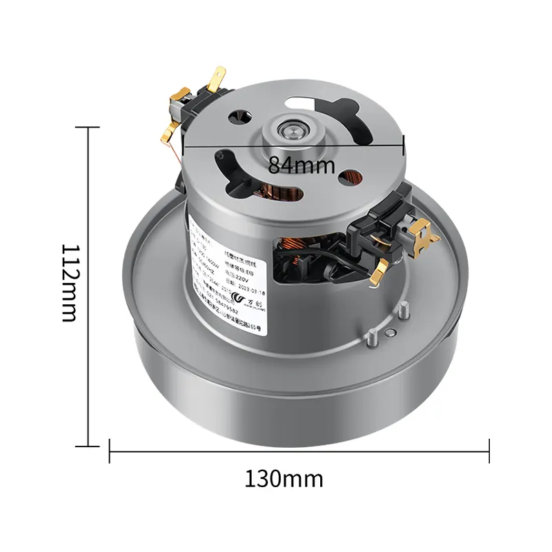 Motor de aspirador de pó sem escovas, motor universal poderoso de 1200w para aspirador de pó industrial doméstico