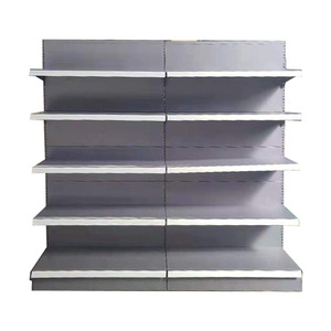 Estantería metálica personalizable para góndola <span class=keywords><strong>Gondala</strong></span>, estante de supermercado de doble cara con opciones de color de grosor de tamaño de fábrica - Product Image 2