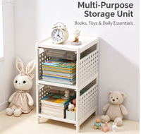 Étagère de rangement de bureau multicouche avec tiroirs pour épices, livres d'enfants, fournitures scolaires et de salle de bain, pour un rangement facile sur le bureau d'étude