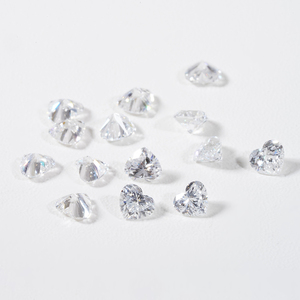 เพชร CVD สังเคราะห์รูปหัวใจ Starsgem ขนาด 3x3 มม.-4.5x4.5 มม. สี DE ความสะอาดระดับ VS-VVS ความแข็ง 10MOHS สำหรับเครื่องประดับชั้นดี - Product Image 3