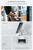 Nouveauté Sunmi K2 MINI Écran tactile Machine de commande automatique de paiement Kiosques de paiement pour supermarchés Restaurants