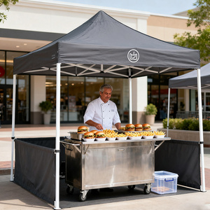 Chất lượng cao gấp 3x3m bên marquee Hexagon ống nhôm khung triển lãm lều với gia cố Phụ kiện cho triển lãm thương mại - Product Image 6