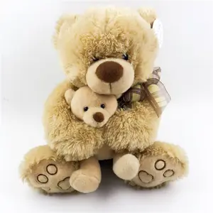 사용자 정의 아기 아기 선물 테디 베어 인형 테디 베어 동물 인형 어머니와 아들 봉제 곰 장난감
