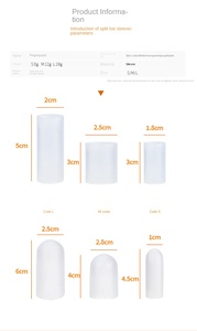 Ultimo Gel e materiale SEBS copertura protettore <span class=keywords><strong>per</strong></span> <span class=keywords><strong>dita</strong></span> e occhi in Silicone alluce sovrapposizione Cover <span class=keywords><strong>per</strong></span> la cura del pollice <span class=keywords><strong>per</strong></span> la <span class=keywords><strong>protezione</strong></span> del dito del piede - Product Image 4