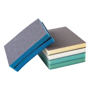 Multifunctional Aluminum Oxide Abrasive Sand Paper Sanding Sponge Block For Wood Metals