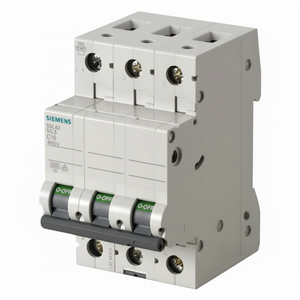 Interruptor Automático Tripolar 5SL43067RC, Tipo C, Curva C, Capacidad de Ruptura de 10kA, CA - Product Image 1