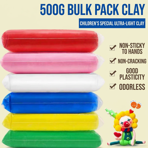 Argile ultra-légère 500g en gros, 36 couleurs, 100 pièces pour enfants, argile pour la maternelle, argile à modeler DIY pour enfants - Product Image 1