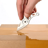 Couteau utilitaire portable à lame D2 haute dureté, disponible en grandes et petites tailles, design coquillage, couteau de poche pliant avec porte-clés
