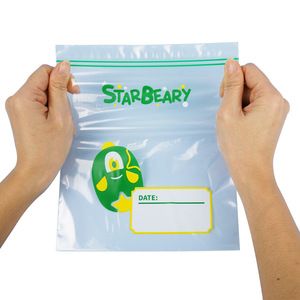 Chenghua Cat Princess Bag Pe Food Storage Bags 18x20cm Double Layer Zipper Sealing For Kids Food Preservation - Product Image 2