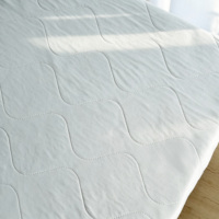 Nappe en polyester tricoté 100% avec envers en TPU imperméable matelassé pour banquets, fêtes, restaurants – Protection de table douce et facile à nettoyer