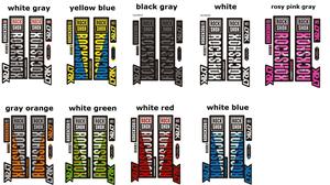 Pegatina de horquilla delantera para <span class=keywords><strong>bicicleta</strong></span> de <span class=keywords><strong>montaña</strong></span>, varios colores A elegir, material de PVC, adhesivo creativo - Product Image 6