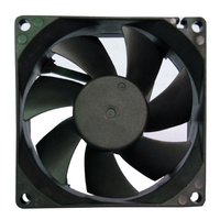 Ventilateur axial dc 80x80x25mm, ventilateur de refroidissement cpu pour ordinateur