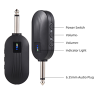 Sistema de micrófono dinámico recargable profesional de 2,4G, Polar omnidireccional inalámbrico de mano para cantar, hecho de Metal duradero