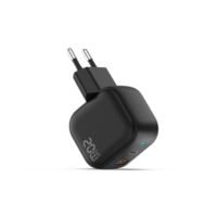 Chargeur rapide compatible USB-C EU 20W, bloc de charge rapide, prise EU, Usbc Gan 20W, charge super rapide, chargeur rapide