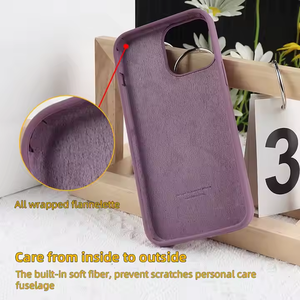 Funda de Silicona Líquida Original de Goma Suave TPU de Alta Calidad para <span class=keywords><strong>iPhone</strong></span> 12 13 <span class=keywords><strong>14</strong></span> 15 <span class=keywords><strong>Pro</strong></span> <span class=keywords><strong>Max</strong></span> a <span class=keywords><strong>Precio</strong></span> de Fábrica - Product Image 5