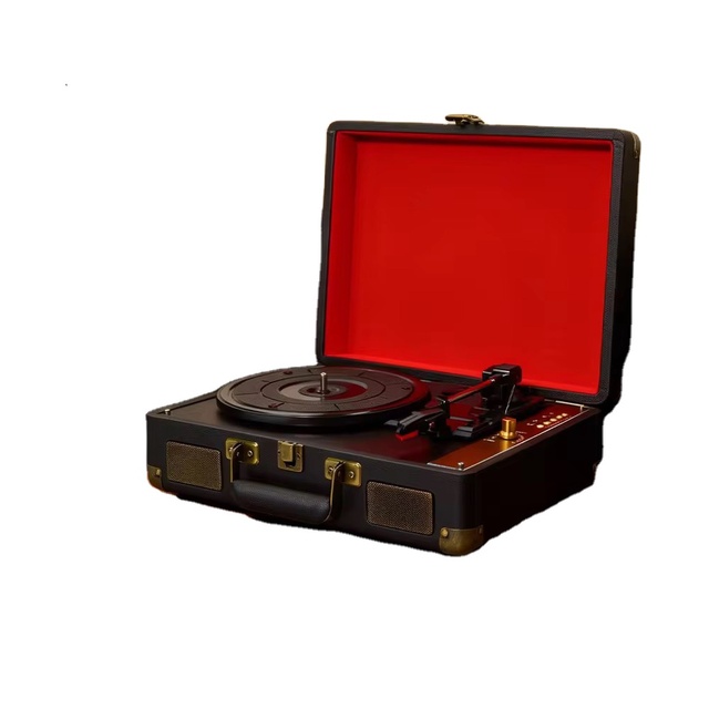 For Wireless Turntable Retro Vinyl Record Player with USB for Home Decoration