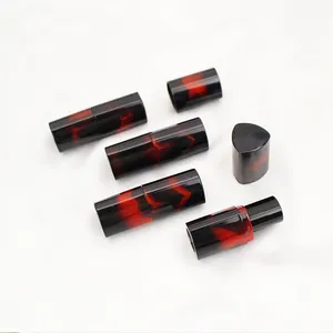 12.1mm triangle Chinese style splash-ink traditional Chinese painting empty lipstick tube empty lipstick containers