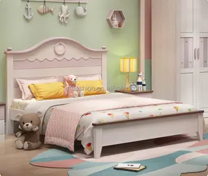 OE-FASHION оптовая продажа из Китая, дешевый детский костюм 1,5 м двуспальная кровать для дома ребенка, мебель, производство Китай мебель для спальни