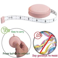Porte-clés personnalisé avec ruban à mesurer imprimé en forme de cœur, carré ou cercle, 60 pouces, en PU, mini-mètre ruban de tailleur en cuir