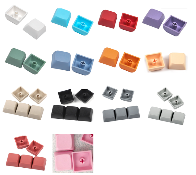 Blank XDA Keycaps 1x Thicken PBT 1.5mm Mx Mechanical Keyboard Keycap Multi Color Available Single Pc Keycap