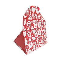 Boîte cadeau magnétique rigide triangulaire personnalisable pour Noël, avec ruban brillant/laminé/mat, gaufrage, recyclable, différents poids