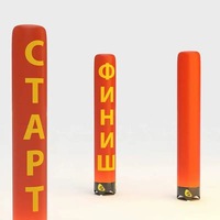 Colonne gonflable personnalisée pour la promotion en plein air, événements, décoration, pilier gonflable, tubes d'éclairage LED pour la publicité